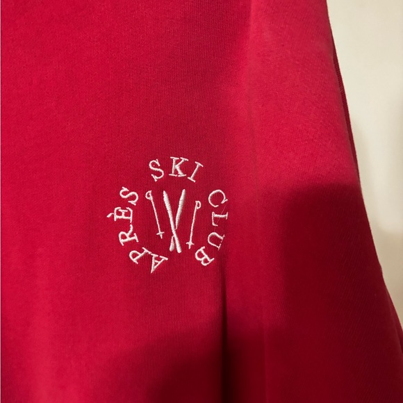 Wild Fable Red Après Ski Club Sweatshirt - Picture 2 of 2